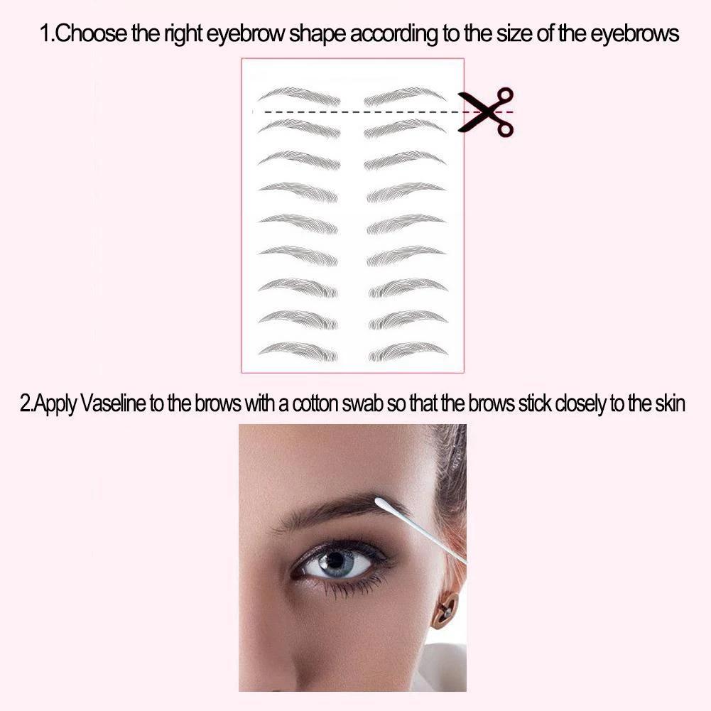 Eyebrow Transfers - 10 Pairs