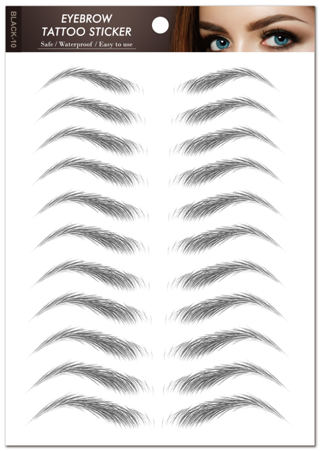 Eyebrow Transfers - 10 Pairs