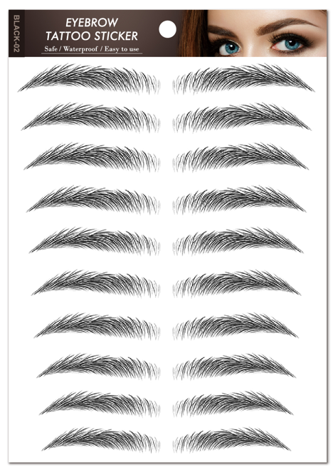 Eyebrow Transfers - 10 Pairs