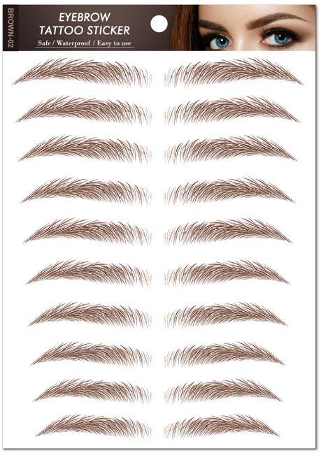 Eyebrow Transfers - 10 Pairs