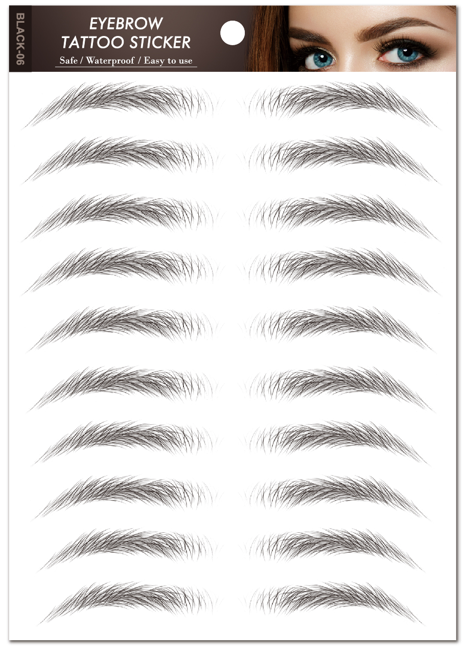 Eyebrow Transfers - 10 Pairs