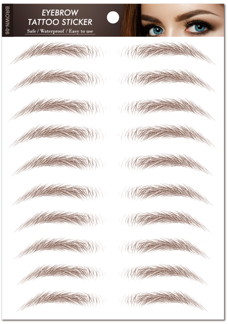 Eyebrow Transfers - 10 Pairs